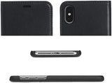 Amazonbasics Iphone X Pu Leather Wallet Detachable Case, Black