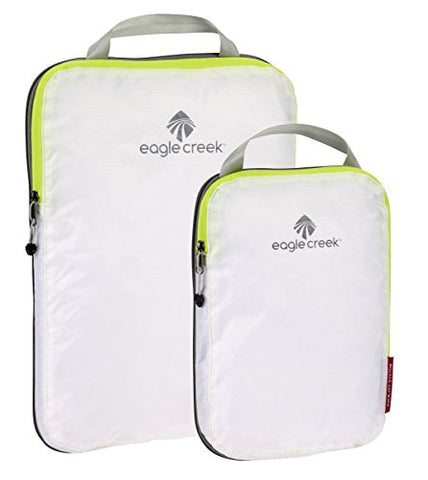 Eagle Creek Travel Gear Luggage Pack-it Specter Compression Cube Set, White/Strobe