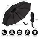 Repel Windproof Travel Umbrella with Teflon Coating