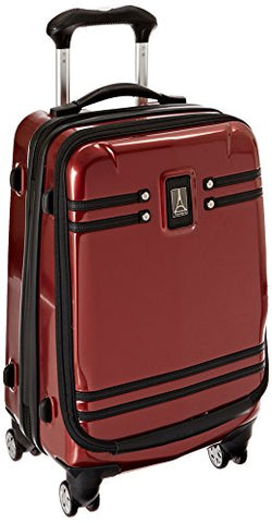 Travelpro Crew 10 19 Inch Hardside Spinner With Pocket, Merlot, One Size
