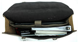 Vagabond Traveler 17" Macbook Pro Bag - 18" Full Leather Briefcase Backpack - Lb06.Db