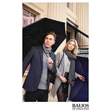 Balios (Designed in UK) Travel Umbrella | Luxurious Golden Rosewood Handle | Auto Open & Close |