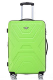 Rivolite New 3 Piece Lightweight Luggage Set:20", 26", 29" Abs Large Suitcase Sale(Green)