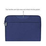 Arvok 15 15.6 16 Inch Water-Resistant Canvas Fabric Laptop Sleeve with Handle&Zipper
