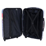 DC Comics Luggage Superman 21 Inch Spinner Rolling Upright Hardsided Luggage, Multi-Colored