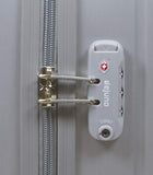 Dejuno Moda Scratch Resistant 3-Piece Hardside Spinner Luggage Set-Silver