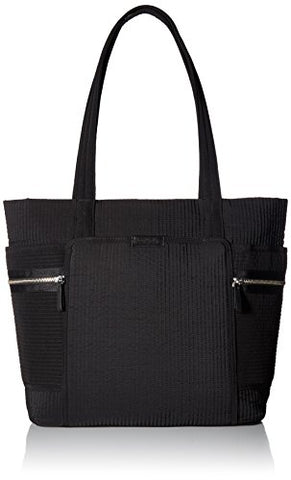 Vera Bradley Iconic Deluxe Vera Tote, Classic Black