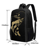 Bass Fishing School Rucksack College Bookbag Lady Travel Backpack Laptop Bag for Boys Girls