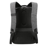 TRE Business Laptop Backpack Water Resistant Anti-Theft College Backpack with USB Charging Port Computer Backpacks for Women Men, Casual Hiking Travel Daypack (Color : Gray)