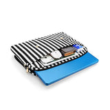 Computer Bag Laptop Bag for Women Cute Laptop Sleeve Case for Work College, Slim-Black, 15.6-Inch