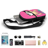 KAMIZE sai_lor moon Crossbody Bags Women Men Sling Backpack Travel Hiking Daypack Pattern Rope Shoulder Bag