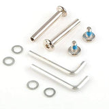 F-ber Luggage Suitcase Wheels Replacement Kit 50mm x 18mm with ABEC 608zz Inline Outdoor Skate Replacement Wheels, One Set of (2) Wheels (OD:50 W:18 ID:6 Axles:35)