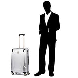Travelpro Luggage Crew 11 25" Polycarbonate Hardside Spinner Suitcase, Silver