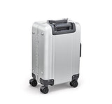Zero Halliburton Classic Aluminum 2.0 Carry-On Spinner Luggage in Polished Blue