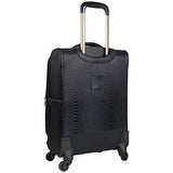 Aimee Kestenberg Women'S Polyester Expandable 4-Wheel 3-Piece Luggage Set 20”, 24”, 28”, Black
