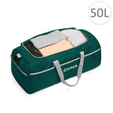 Gonex 50L Packable Travel Duffle, Lightweight Luggage Duffel Sports Gym Bag with Shoe Compartment