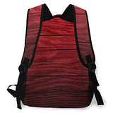 Multi leisure backpack,Maroon,Wooden Planks Timber Board Ancient Tre, travel sports School bag for adult youth College Students