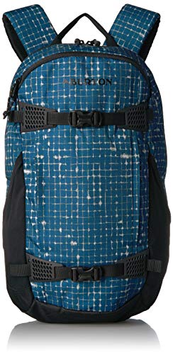 Burton Multi-Season Day Hiker 25L Hiking/Backcountry Backpack, Blue Sapphire Ripstop Texture Print