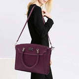 Laptop Tote Bag for Women,13-15.6 Inches Spacious Tablet Handbag Shoulder Bag for Laptop Computer Tablet(Darkpurple-N)