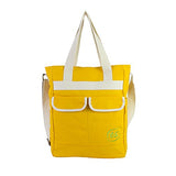 Eastsport Natural Cotton Collection Crossbody Tote, Yellow