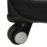 Chariot Prato 3 Piece Lightweight Upright Spinner Luggage Set, Black, One Size