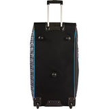 Ecko Unltd. Men's Tagger 32" Rolling Duffel Bag, Black/Blue, One Size