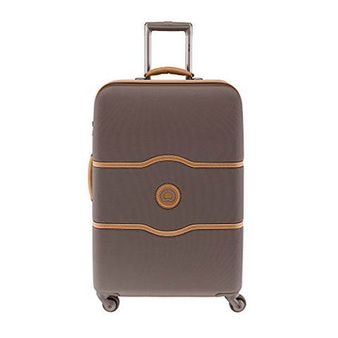 Delsey Chatelet Lightweight Luggage 24" Expandable Spinner - Brown Color