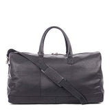 Bugatti Sartoria Duffle Bag, Top Grain Leather, Black