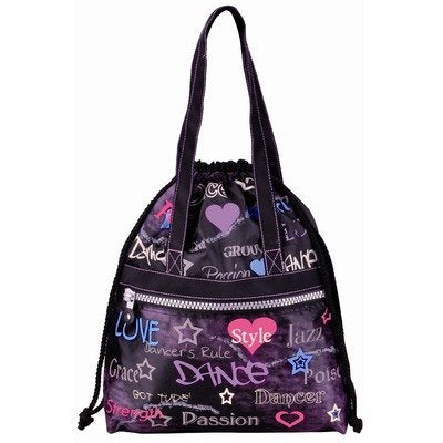 Dansbagz By Danshuz Dance Attitude Tote Bag O/S Purple