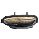 Hendrix Double Buckle Messenger Color: Brown