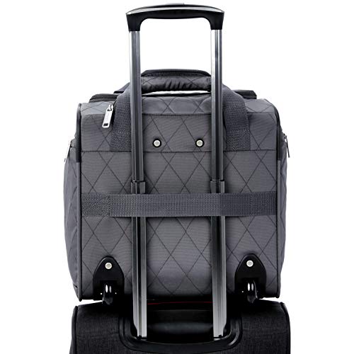 Shop AmazonBasics Underseat Luggage, Grey Qui Luggage Factory