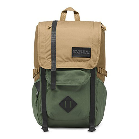 JanSport Hatchet Backpack - Field Tan/Muted Green