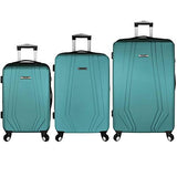 Elite Luggage Paris 3 Piece Hardside Spinner Luggage Set (Red)