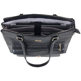 Aimee Kestenberg Women's 15" Single Compartment Wheeled with RFID Laptop Tote, Black One Size
