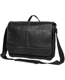 Kenneth Cole Reaction Come Bag Soon Leather 15.6" Messenger Laptop, Black One Size