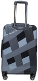 Nicole Miller Rainbow 24" Hard-Sided Luggage Spinner (Silver)