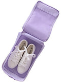 JJ POWER Travel Packing Cubes 7 Set, Luggage Organizers with toiletry kit shoe bag (Lavender)