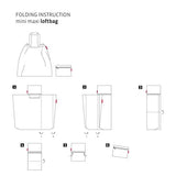 Reisenthel mini maxi loftbag millefleurs dimensions: 64 x 48 x 13 cm/volume: 25 l/washable at 30 °C