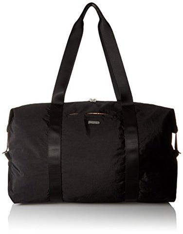 Baggallini Large Travel duffel Bag, Black/Sand, One Size