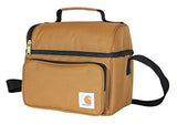 Carhartt Deluxe Dual Compartment Insulated Lunch Cooler Bag, Carhartt Brown