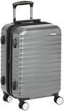 AmazonBasics Premium Hardside Spinner Luggage with Built-In TSA Lock - 20-Inch Carry-on, Grey