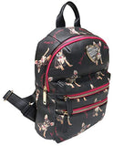 Betsey Johnson Puppy Dog Backpack Black Multi