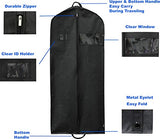 Simplehousware 60-Inch Heavy Duty Garment Bag for Suits, Tuxedos, Dresses, Coats