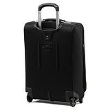 Travelpro Luggage Platinum Elite 22" Carry-On Expandable Rollaboard W/Usb Port, Shadow Black