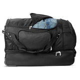 NFL New Orleans Saints Rolling Drop-Bottom Duffel Bag