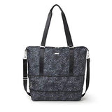 Baggallini Expandable Carry on Duffel, onyx floral