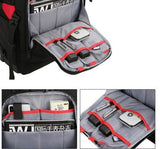 Convenient Photography Rolling Luggage Digital Shoulder Suitcase with Wheels Men Camera Cabin Trolley Travel Bags (Color : Small)