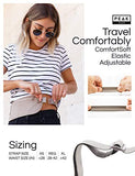 Travel Money Belt with RFID Block - Theft Protection and Global Recovery Tags (Beige REG - fits