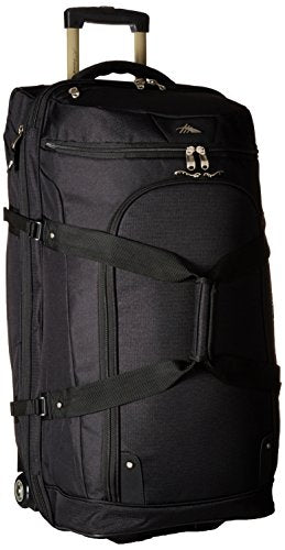 High Sierra 32" Drop Bottom Wheeled Duffel (Black)