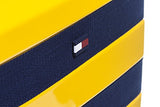 Tommy Hilfiger Rugby Stripe 20" Spinner, Hardside Luggage, Red